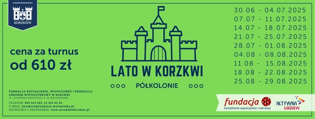 Lato w Korzkwi - Półkolonie 2025